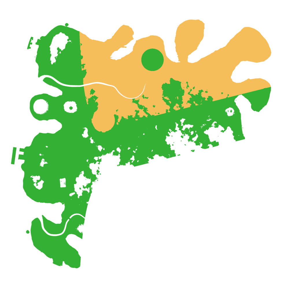 Biome Rust Map: Procedural Map, Size: 3500, Seed: 973791