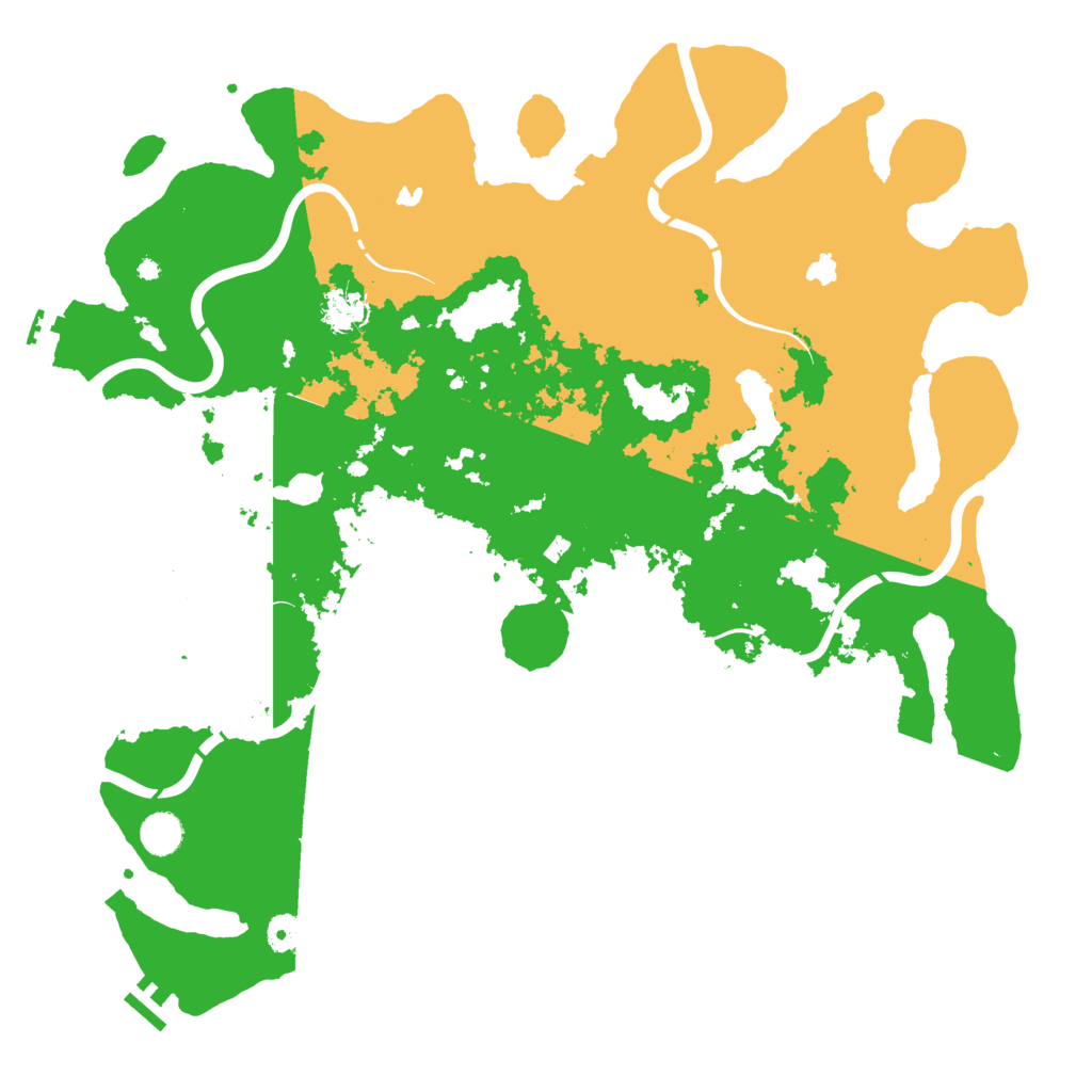 Biome Rust Map: Procedural Map, Size: 4500, Seed: 1455076838