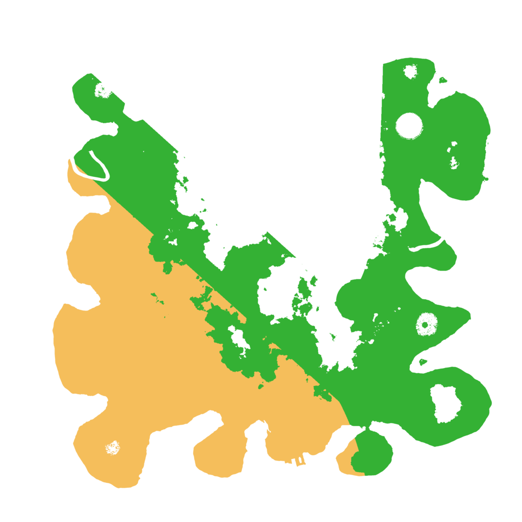 Biome Rust Map: Procedural Map, Size: 3500, Seed: 40806971