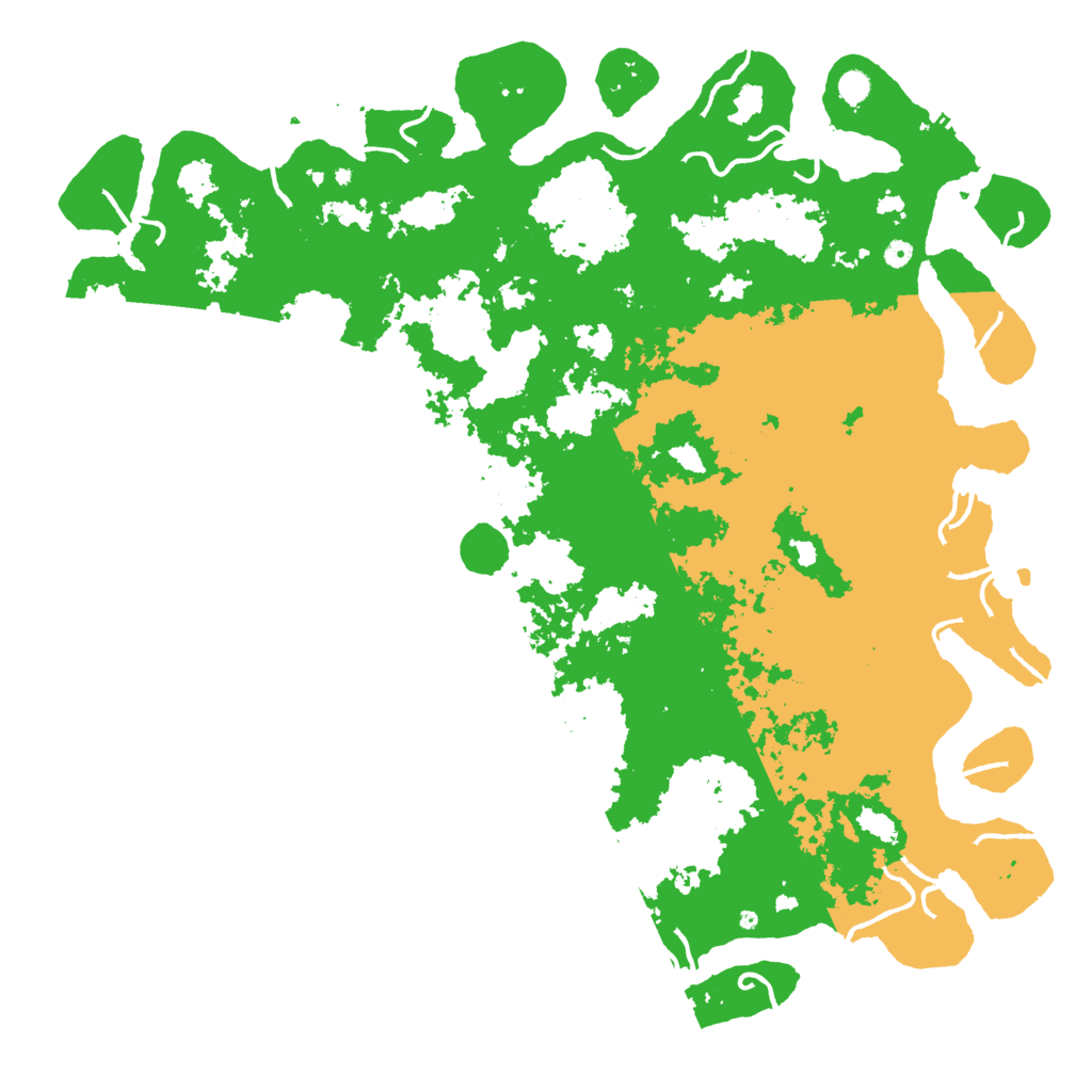 Biome Rust Map: Procedural Map, Size: 6000, Seed: 608