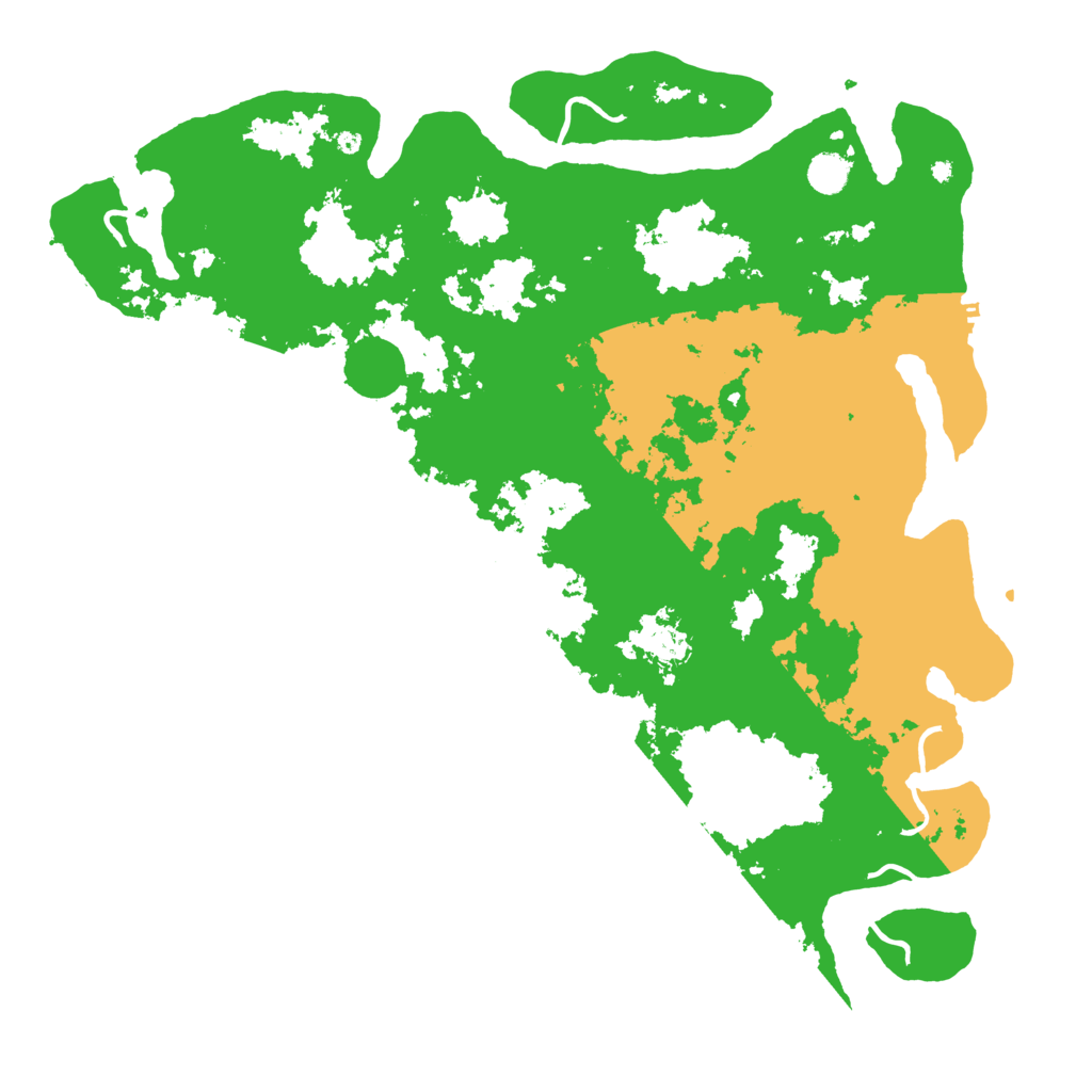 Biome Rust Map: Procedural Map, Size: 4800, Seed: 72347239