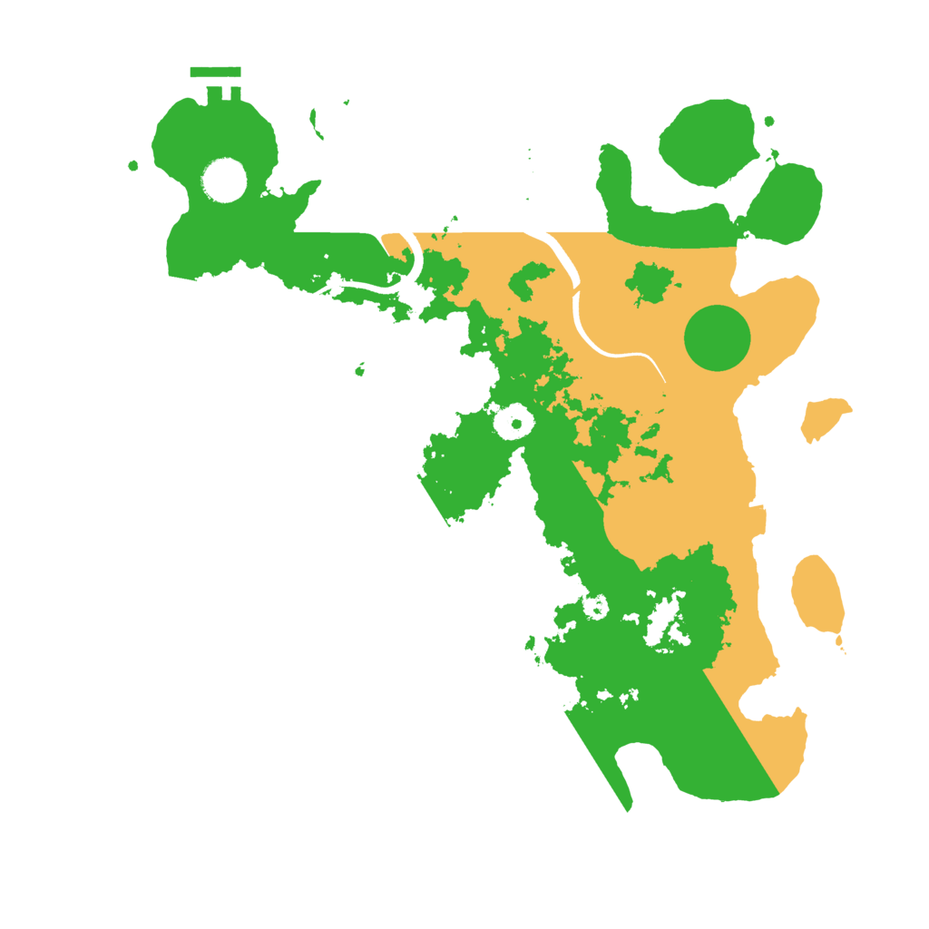 Biome Rust Map: Procedural Map, Size: 3700, Seed: 1410169813