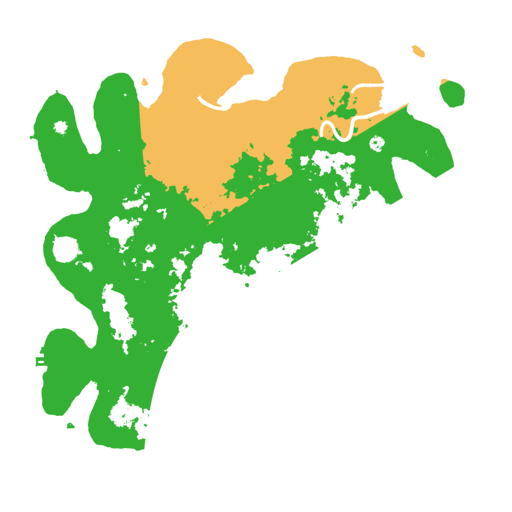 Biome Rust Map: Procedural Map, Size: 3500, Seed: 89534342