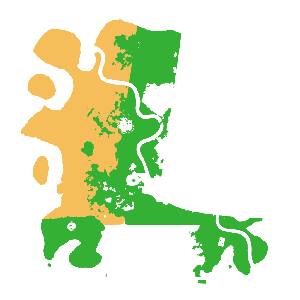 Biome Rust Map: Procedural Map, Size: 3500, Seed: 92234179