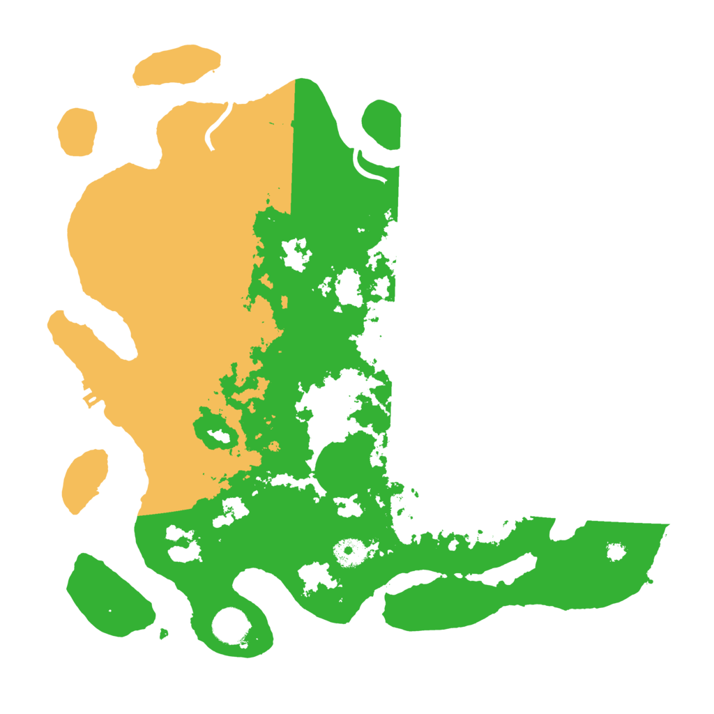 Biome Rust Map: Procedural Map, Size: 3500, Seed: 27888401