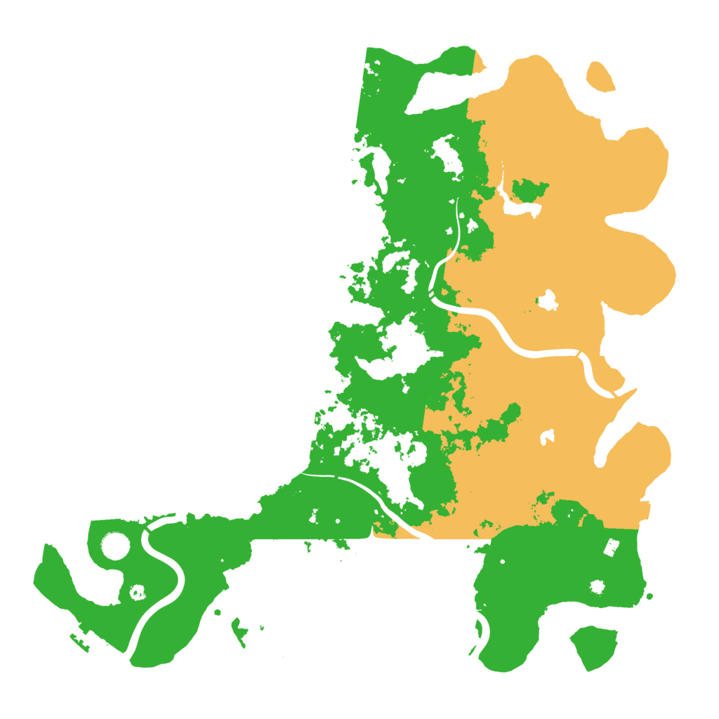Biome Rust Map: Procedural Map, Size: 4500, Seed: 765542609