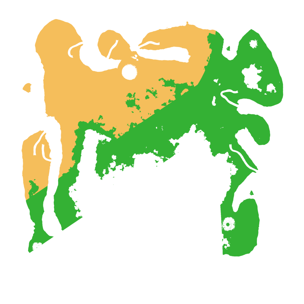 Biome Rust Map: Procedural Map, Size: 3500, Seed: 75798439