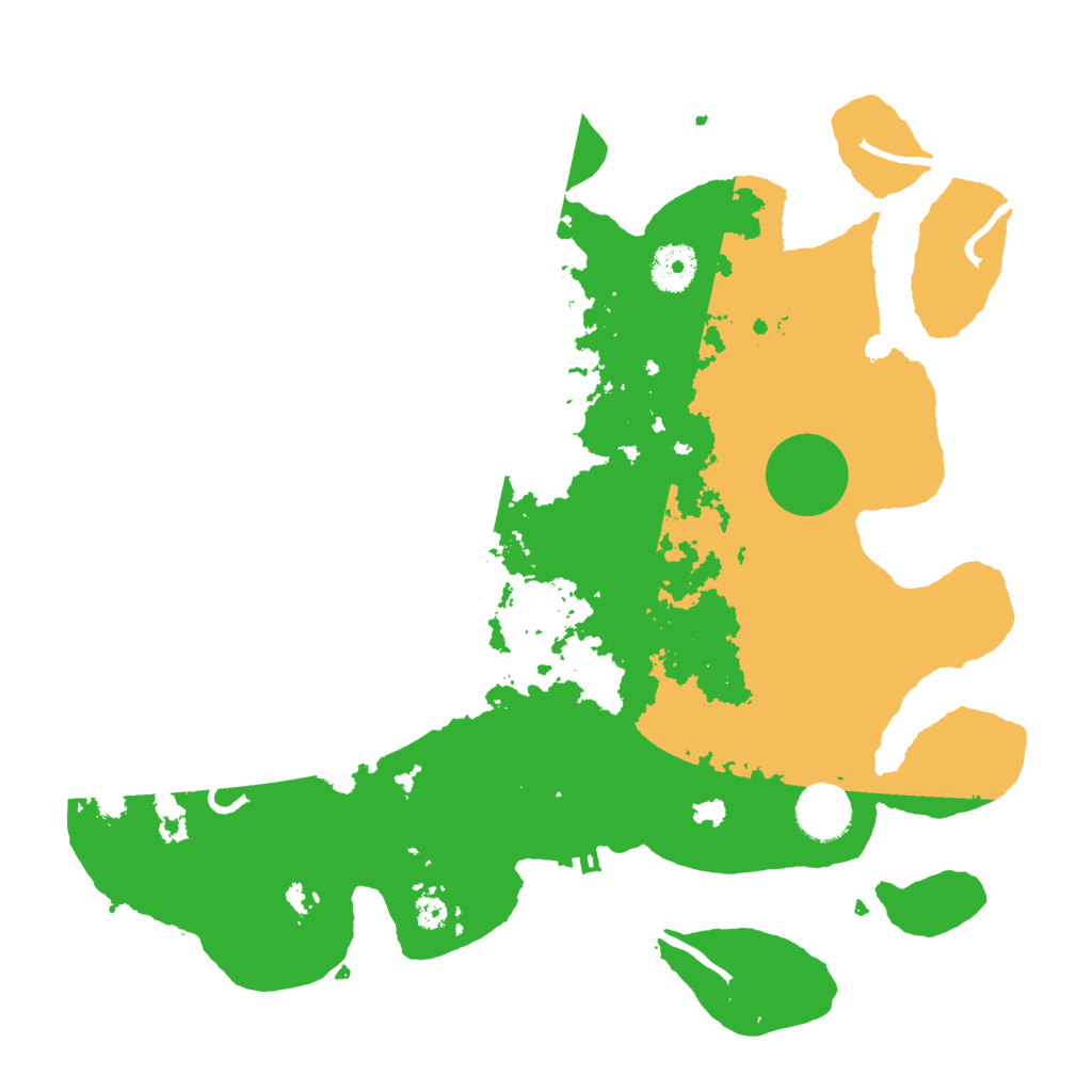 Biome Rust Map: Procedural Map, Size: 3500, Seed: 11015210