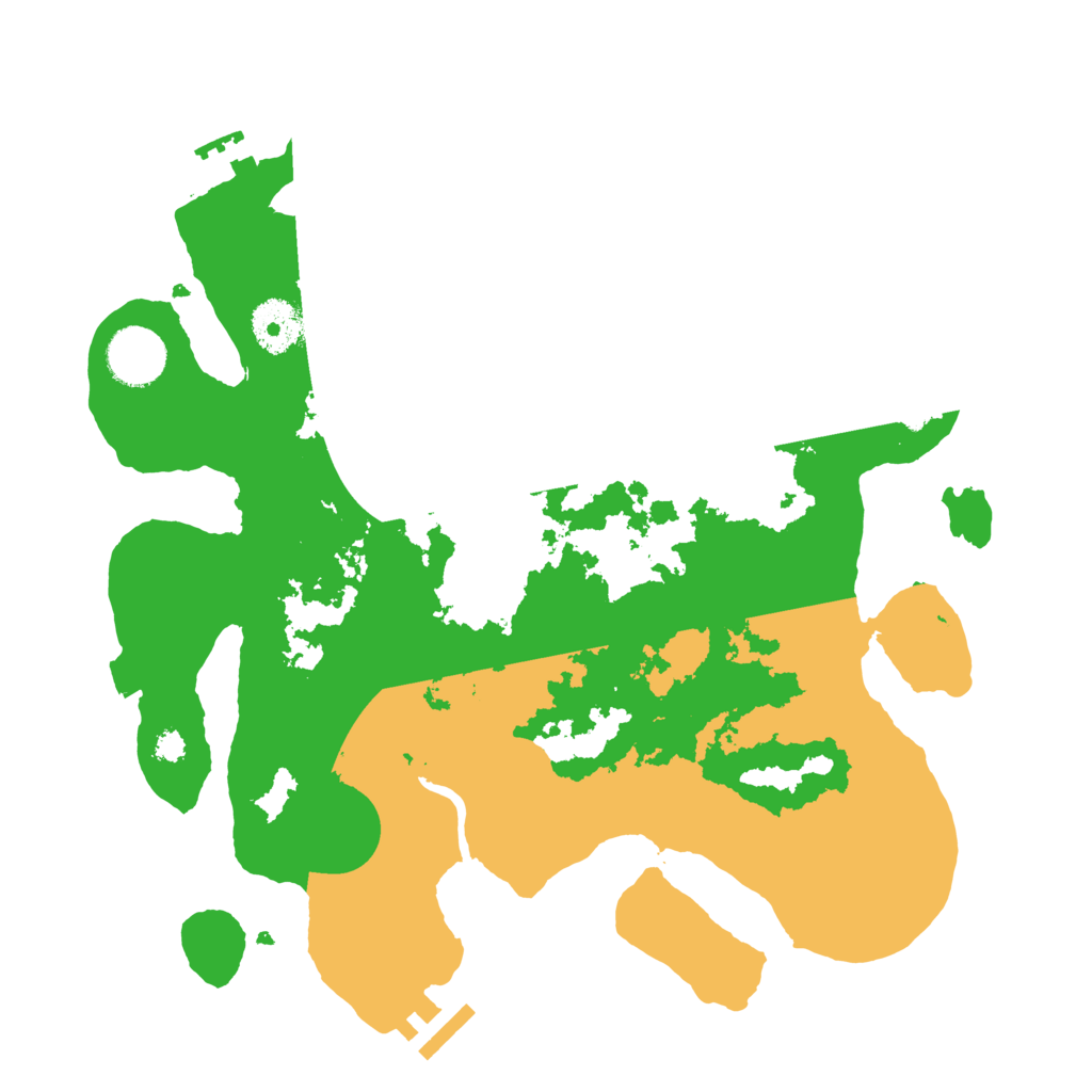 Biome Rust Map: Procedural Map, Size: 3250, Seed: 630828048