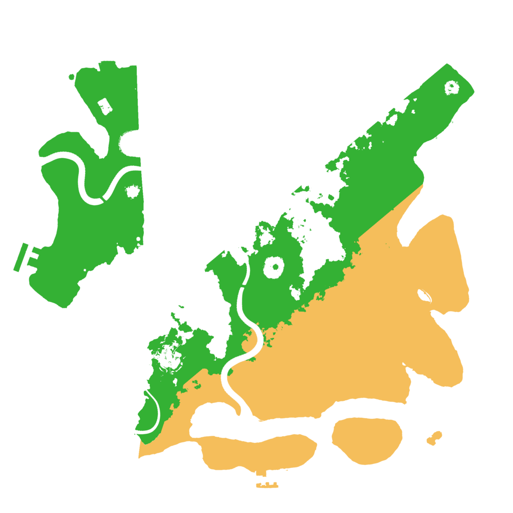 Biome Rust Map: Procedural Map, Size: 3554, Seed: 3600