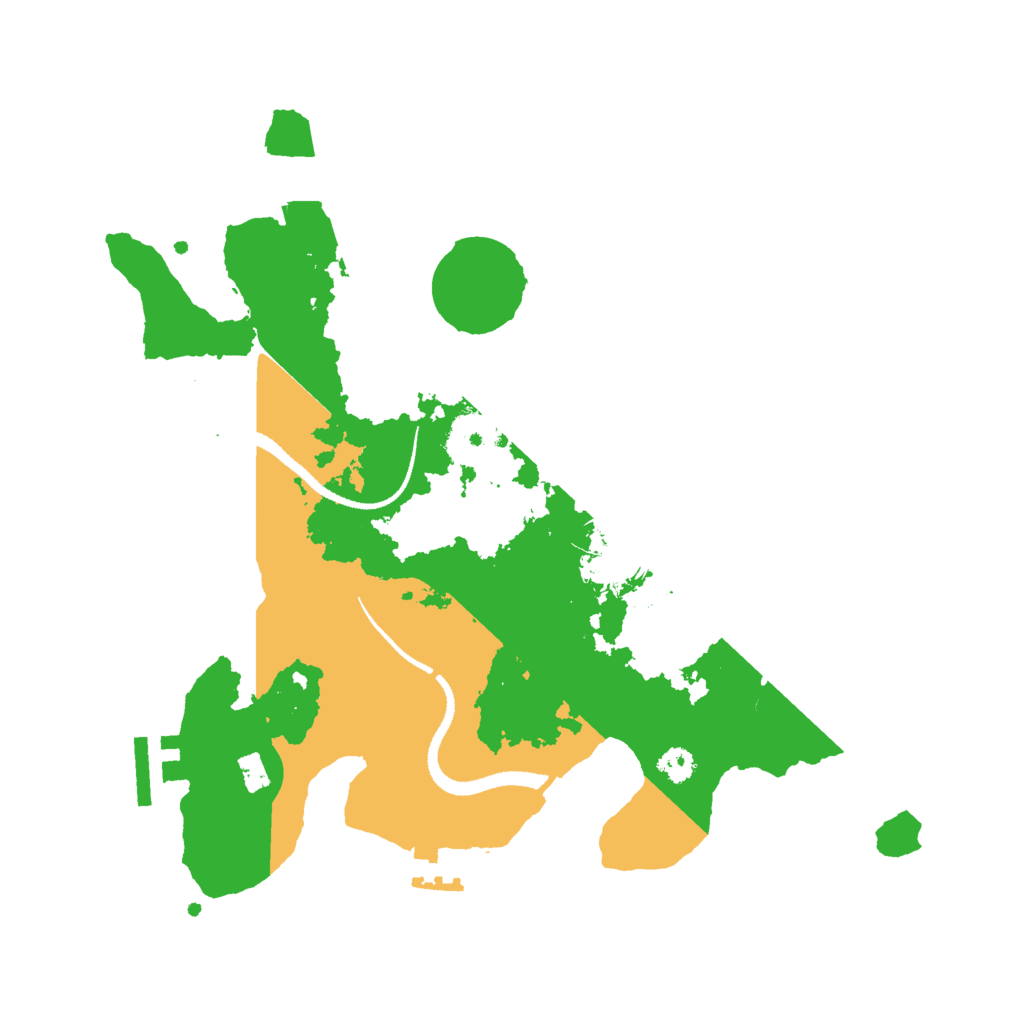 Biome Rust Map: Procedural Map, Size: 3000, Seed: 26674
