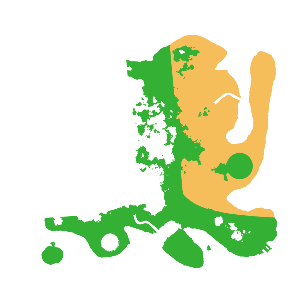 Biome Rust Map: Procedural Map, Size: 3000, Seed: 253800277