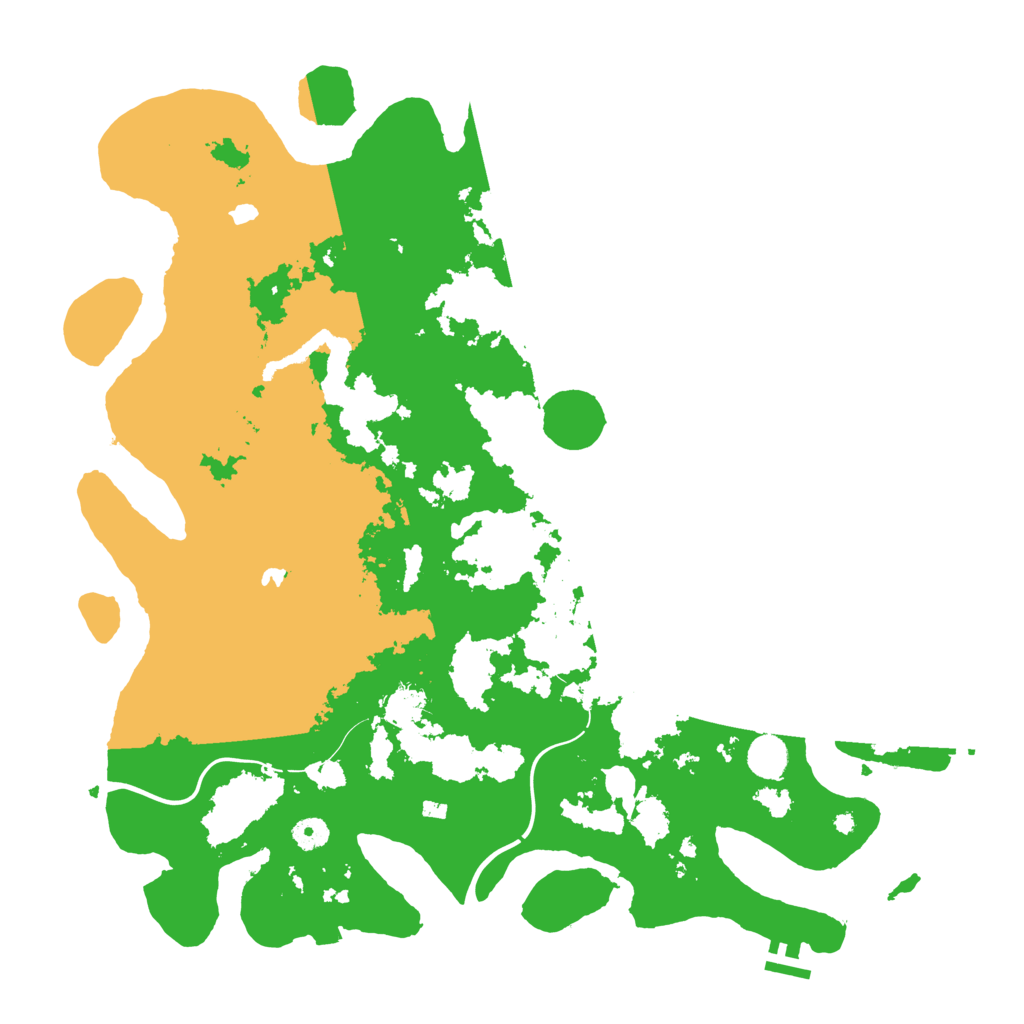 Biome Rust Map: Procedural Map, Size: 4500, Seed: 797717412