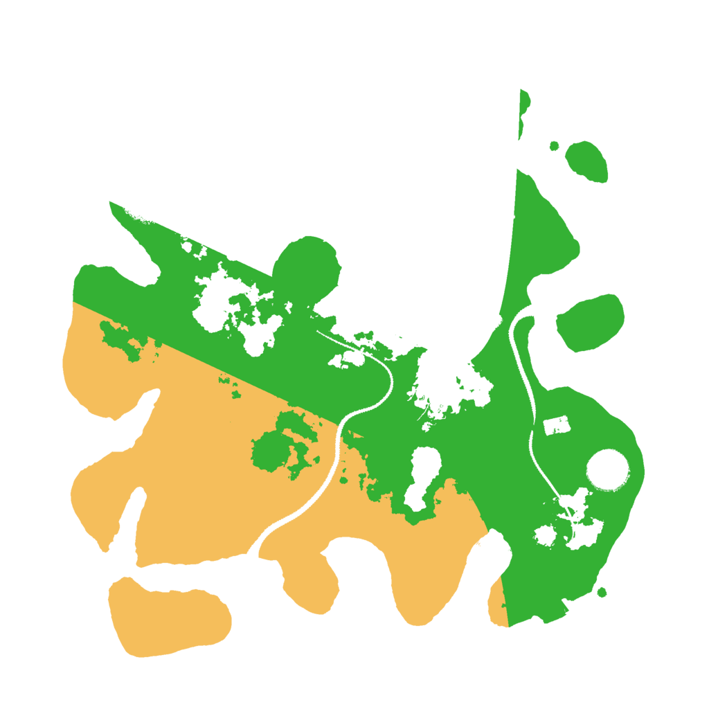 Biome Rust Map: Procedural Map, Size: 3000, Seed: 15145