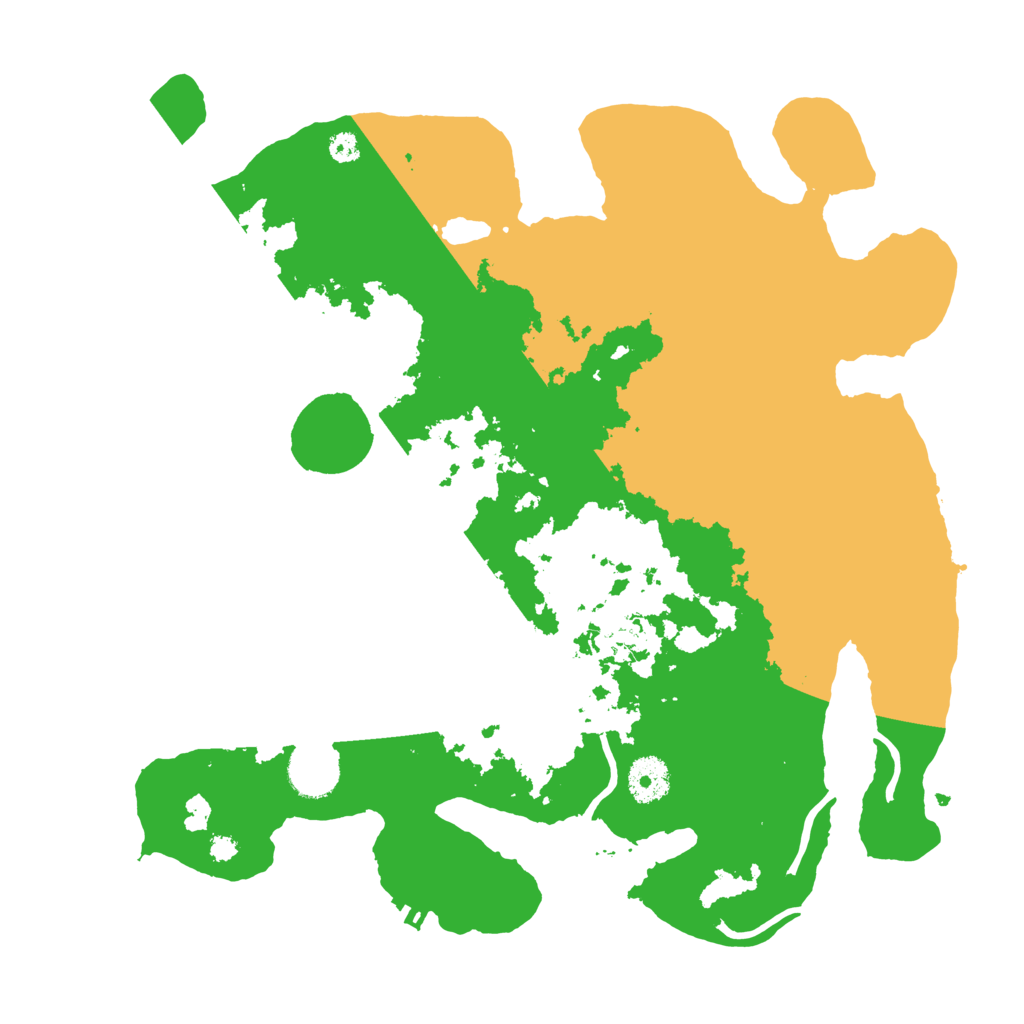 Biome Rust Map: Procedural Map, Size: 3500, Seed: 97908469