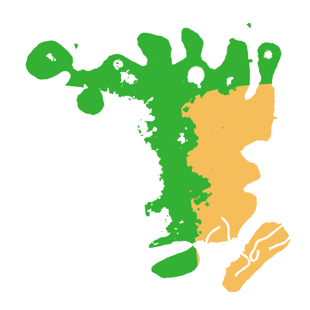 Biome Rust Map: Procedural Map, Size: 3300, Seed: 19130213