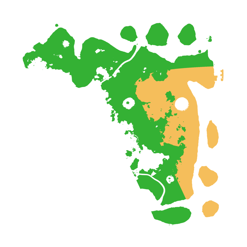 Biome Rust Map: Procedural Map, Size: 3250, Seed: 1309854238
