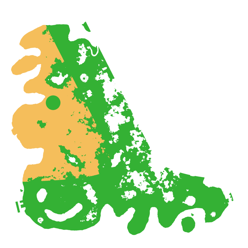 Biome Rust Map: Procedural Map, Size: 4500, Seed: 2093203766