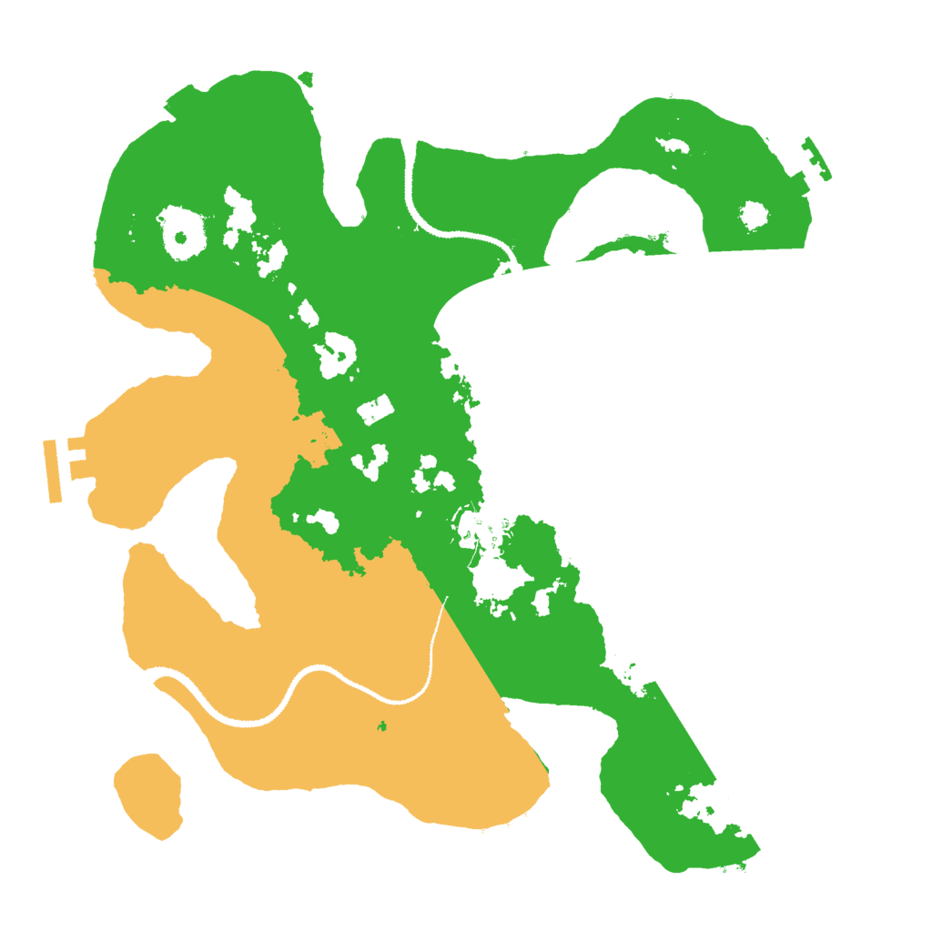 Biome Rust Map: Procedural Map, Size: 3000, Seed: 23340