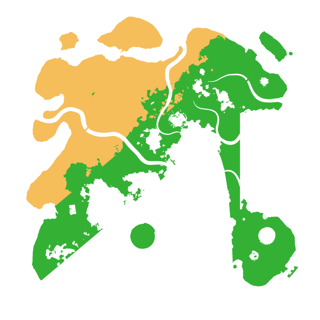 Biome Rust Map: Procedural Map, Size: 3500, Seed: 280116938