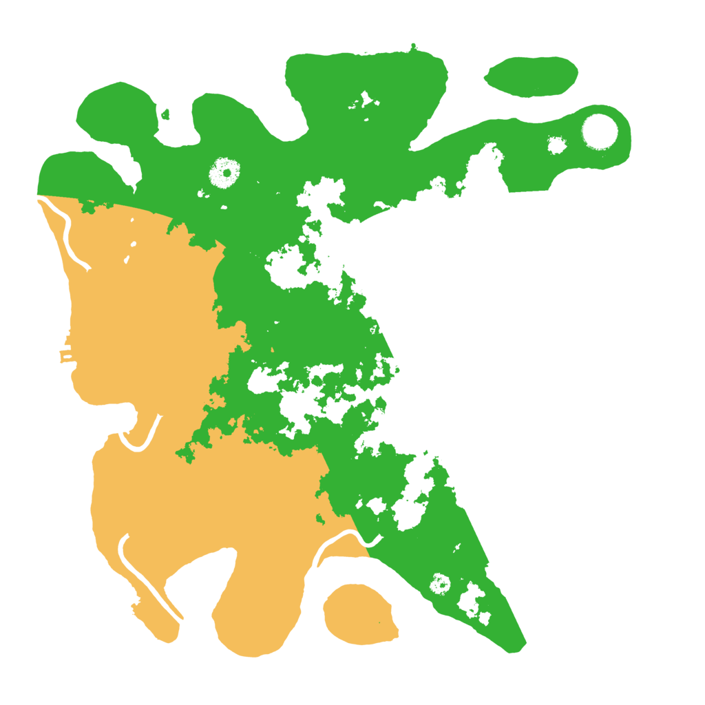 Biome Rust Map: Procedural Map, Size: 3500, Seed: 1432781999