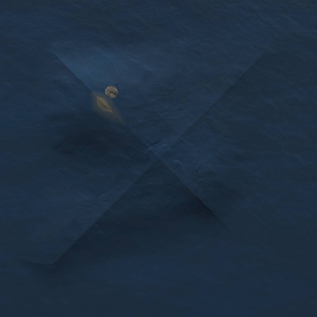 Rust Map: Procedural Map, Size: 1000, Seed: 10024, 1 Monuments