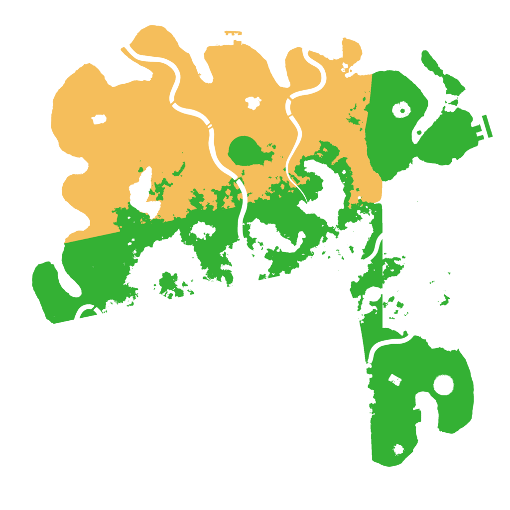 Biome Rust Map: Procedural Map, Size: 4500, Seed: 2046352030