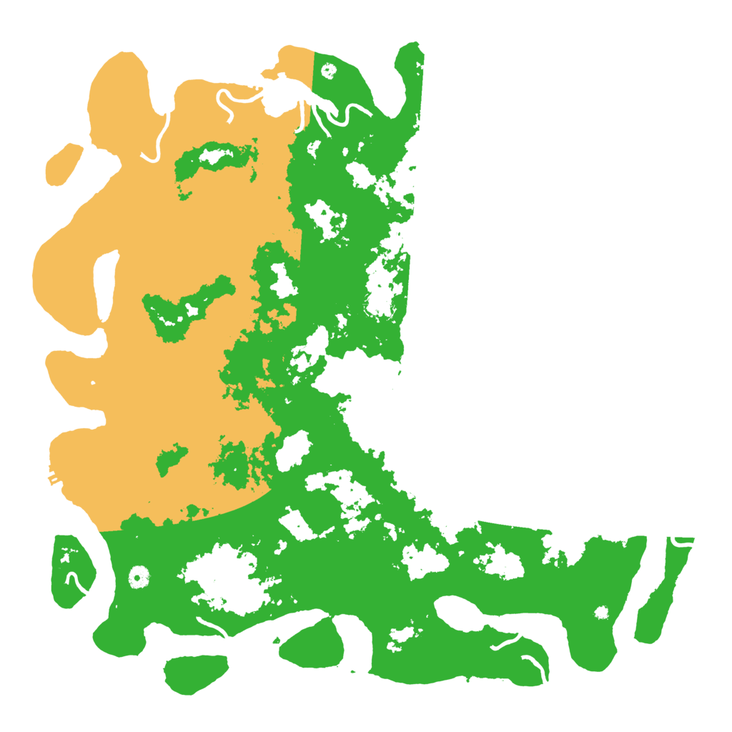 Biome Rust Map: Procedural Map, Size: 5000, Seed: 873145