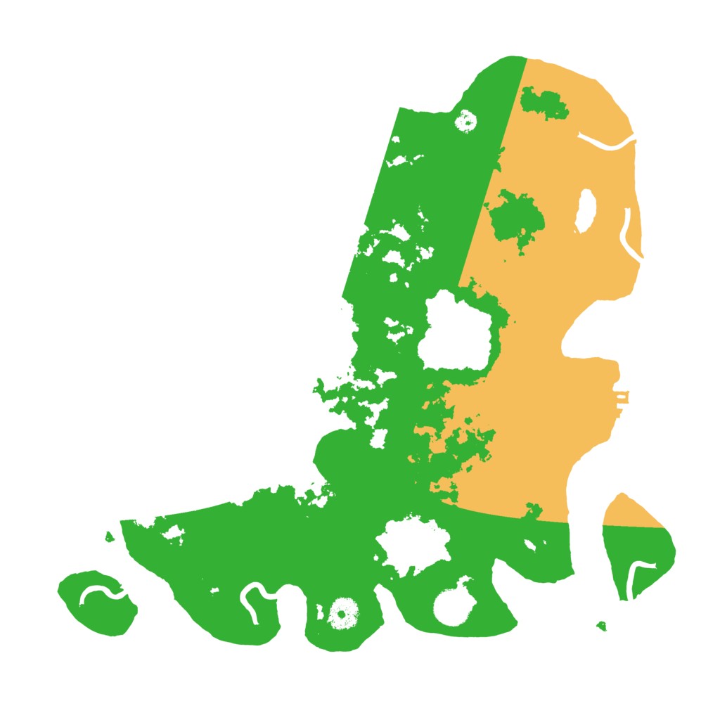 Biome Rust Map: Procedural Map, Size: 3500, Seed: 512600744