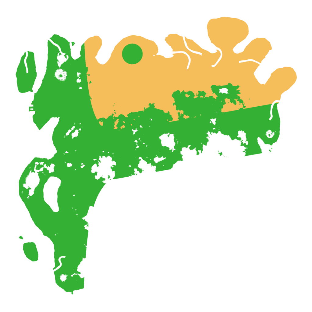 Biome Rust Map: Procedural Map, Size: 4000, Seed: 556489