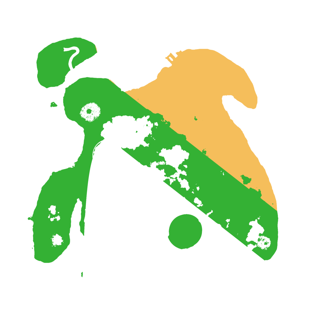Biome Rust Map: Procedural Map, Size: 2500, Seed: 2537457
