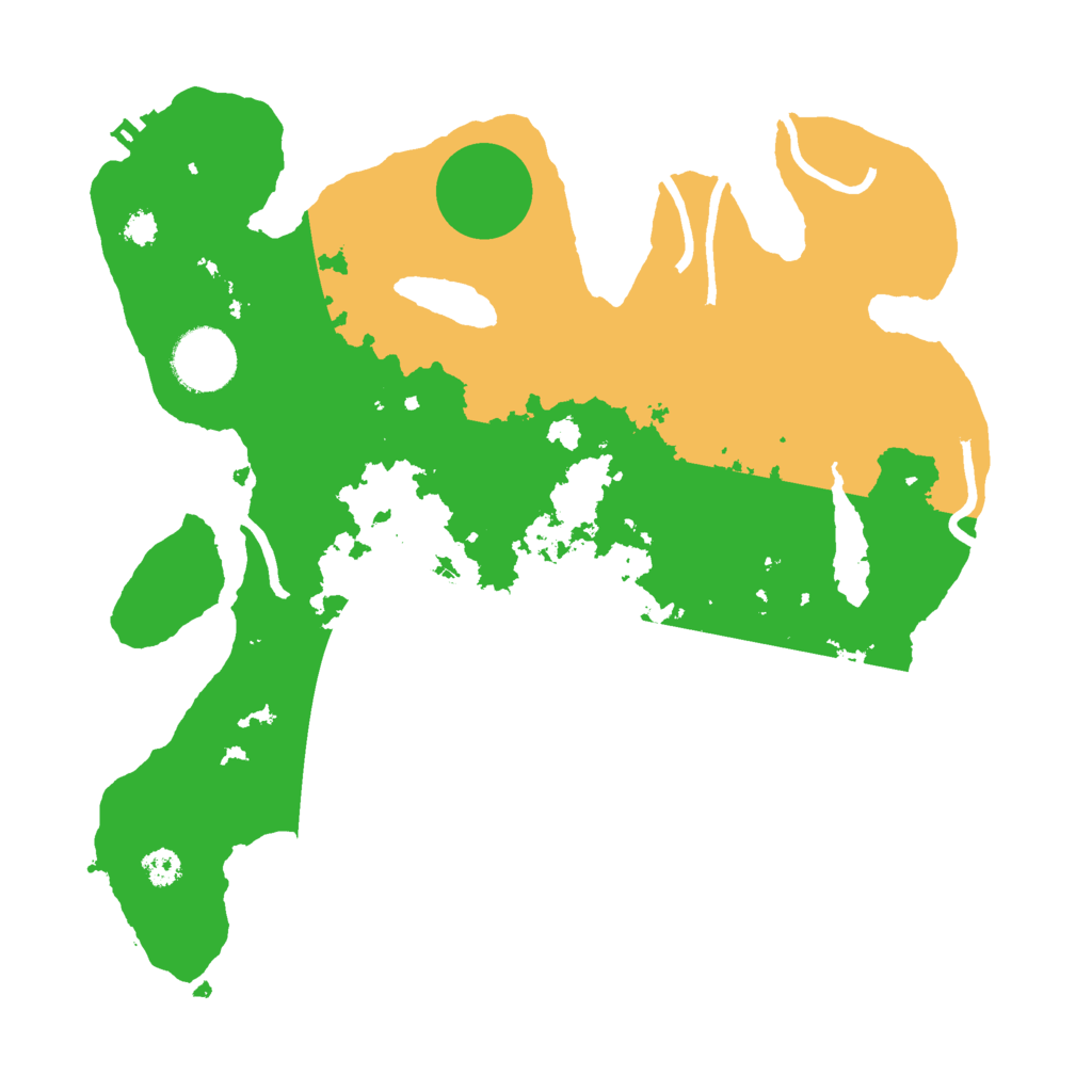 Biome Rust Map: Procedural Map, Size: 3000, Seed: 124579