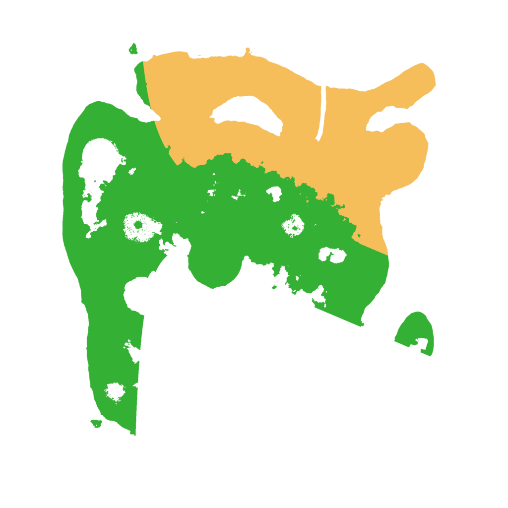 Biome Rust Map: Procedural Map, Size: 2500, Seed: 78232