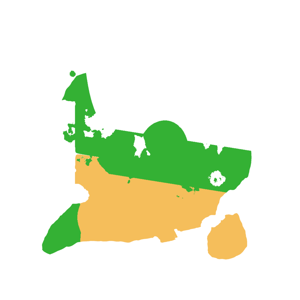 Biome Rust Map: Procedural Map, Size: 2000, Seed: 250683
