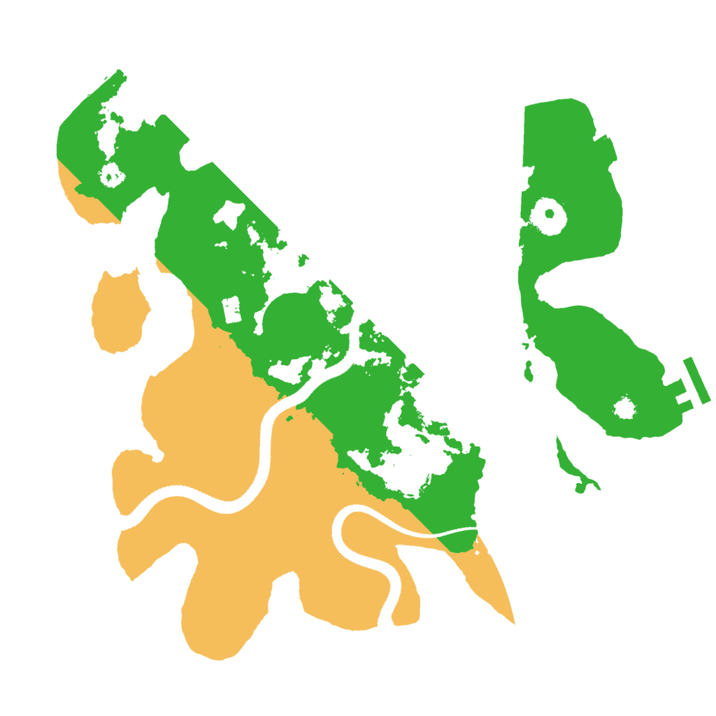 Biome Rust Map: Procedural Map, Size: 3000, Seed: 1704401762