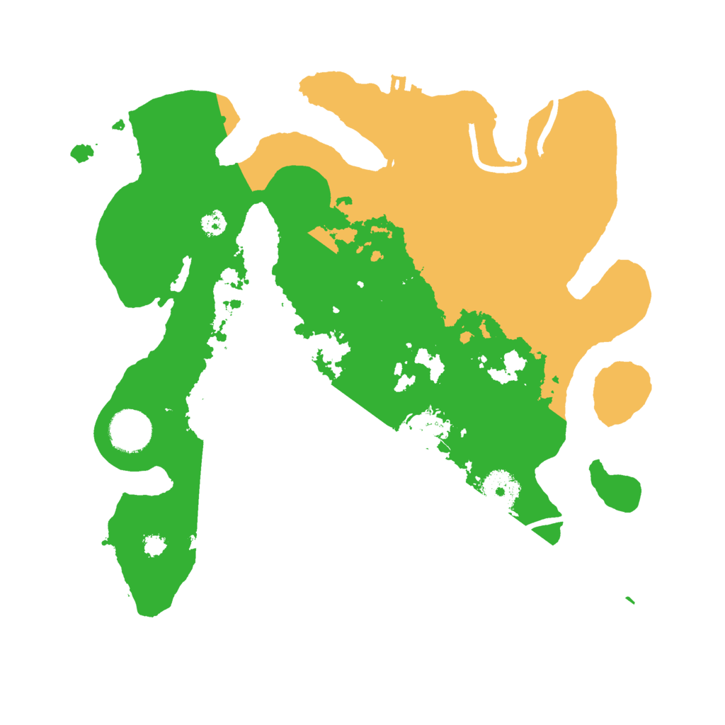 Biome Rust Map: Procedural Map, Size: 3000, Seed: 73936