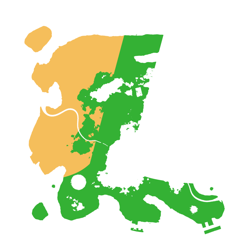 Biome Rust Map: Procedural Map, Size: 3000, Seed: 1789369731