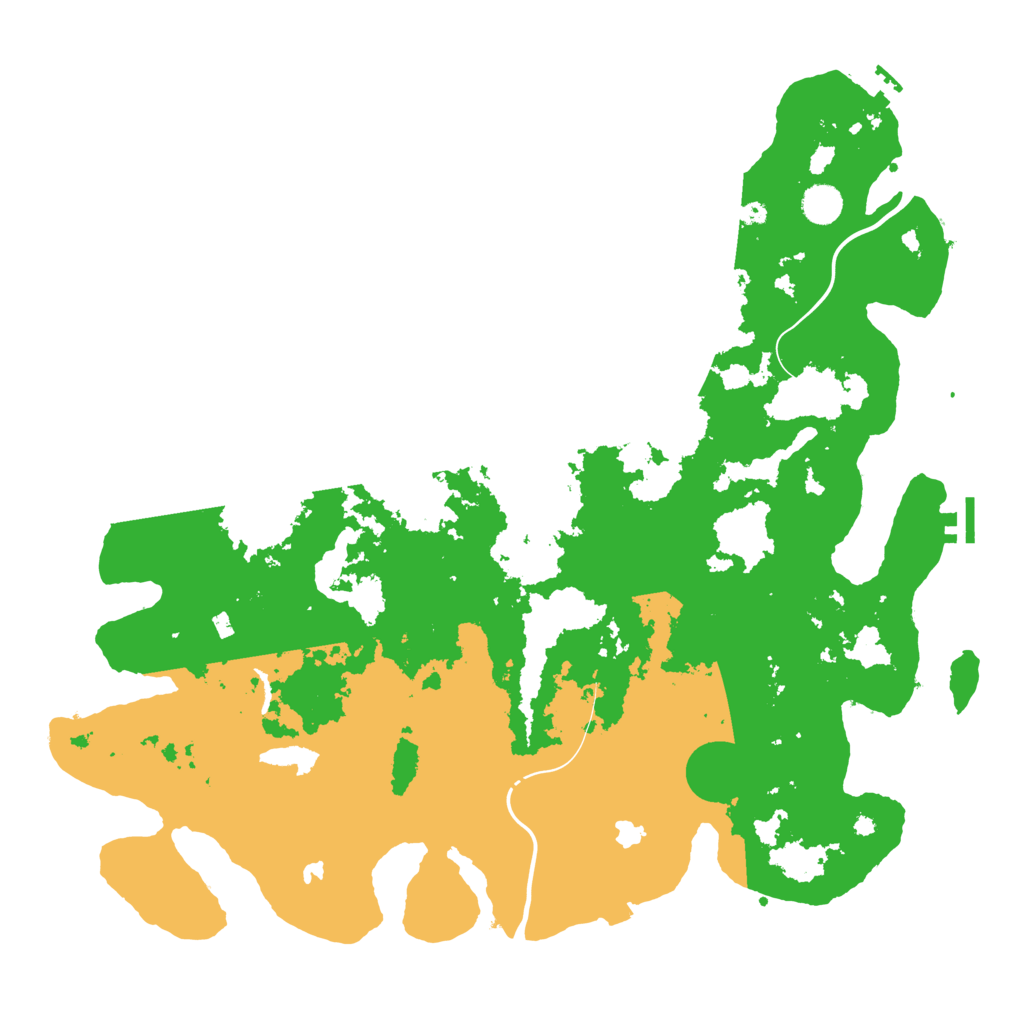 Biome Rust Map: Procedural Map, Size: 4500, Seed: 132311
