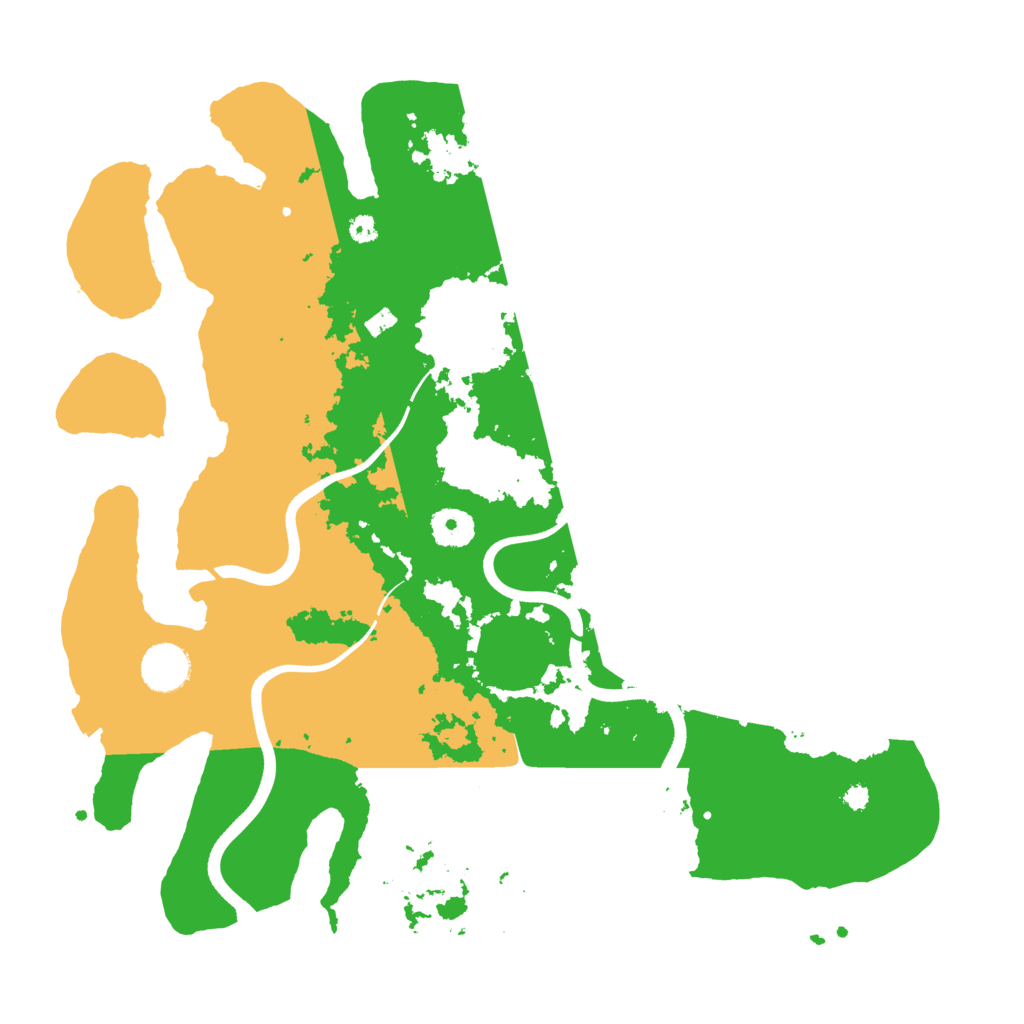 Biome Rust Map: Procedural Map, Size: 3700, Seed: 21474800