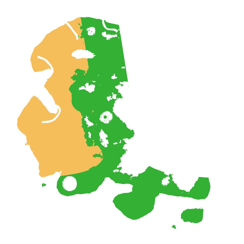 Biome Rust Map: Procedural Map, Size: 3000, Seed: 1222041321
