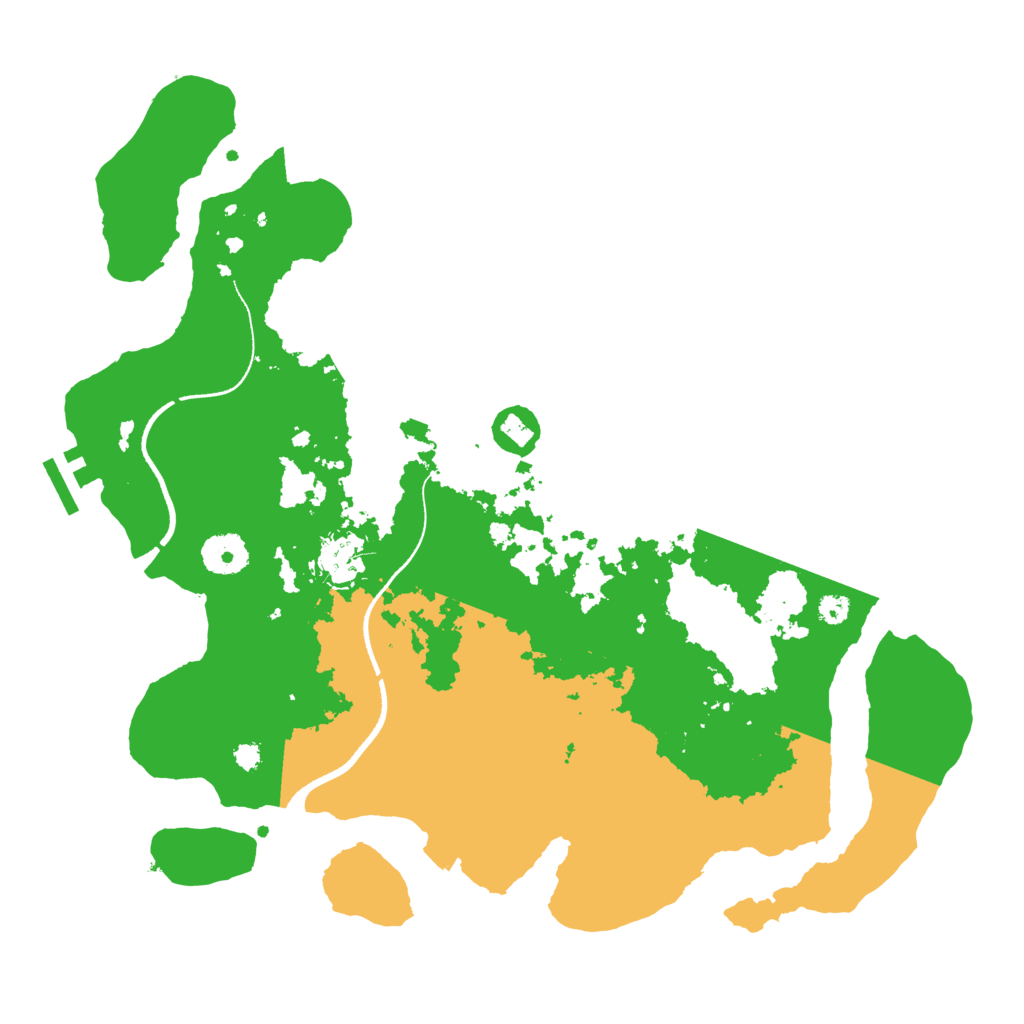 Biome Rust Map: Procedural Map, Size: 3500, Seed: 28100698