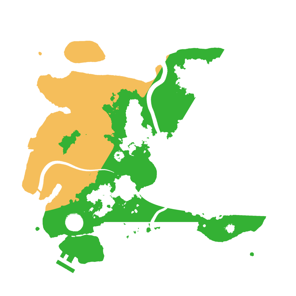 Biome Rust Map: Procedural Map, Size: 3000, Seed: 1357444906