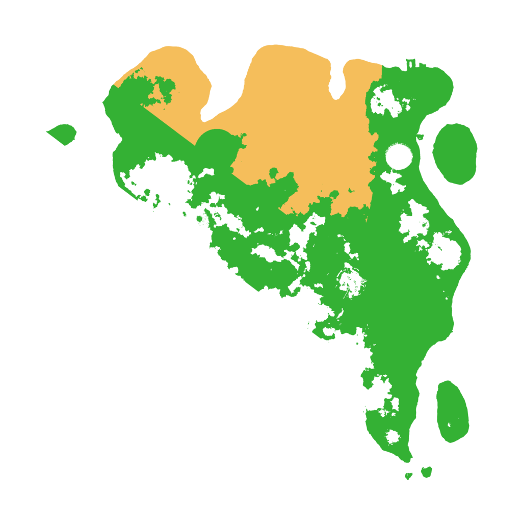 Biome Rust Map: Procedural Map, Size: 3500, Seed: 55857522