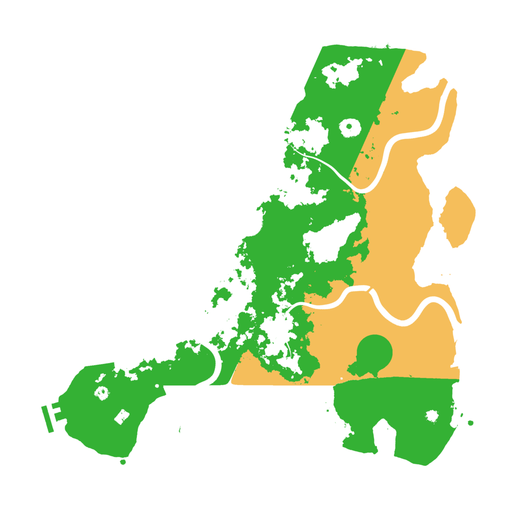 Biome Rust Map: Procedural Map, Size: 3800, Seed: 4733742