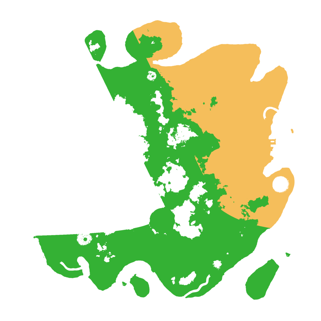 Biome Rust Map: Procedural Map, Size: 3500, Seed: 86389729