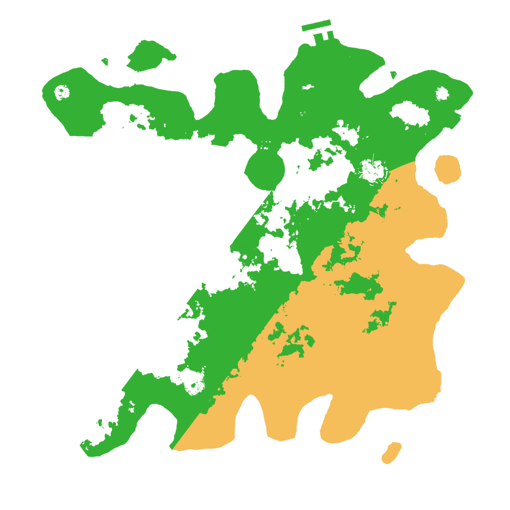 Biome Rust Map: Procedural Map, Size: 3500, Seed: 198973294