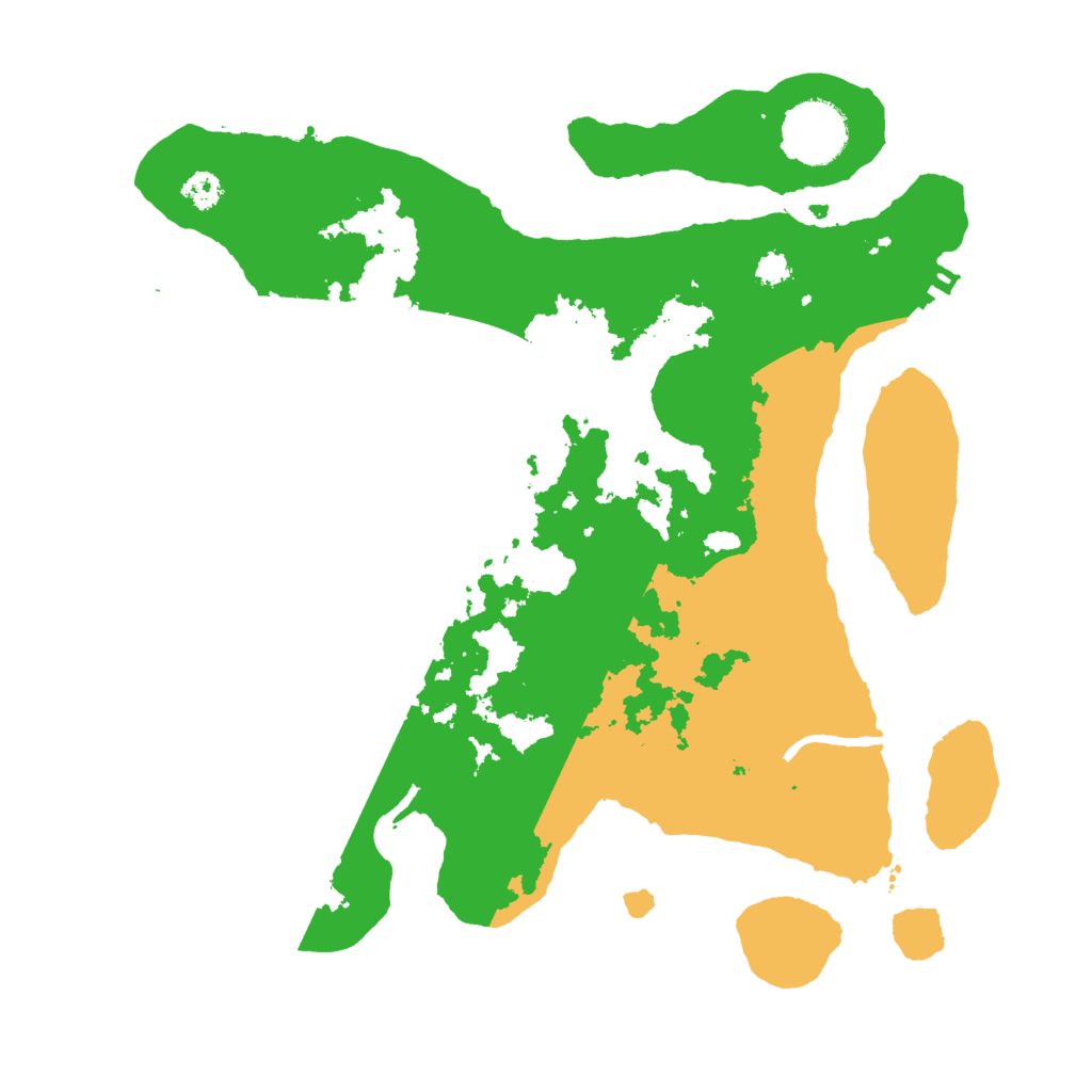 Biome Rust Map: Procedural Map, Size: 3000, Seed: 3069