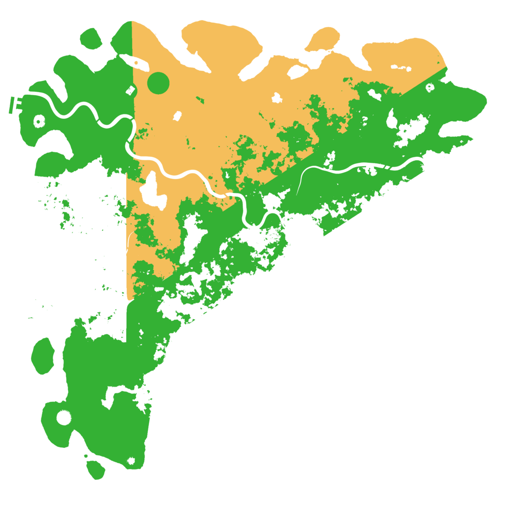 Biome Rust Map: Procedural Map, Size: 6000, Seed: 846133693