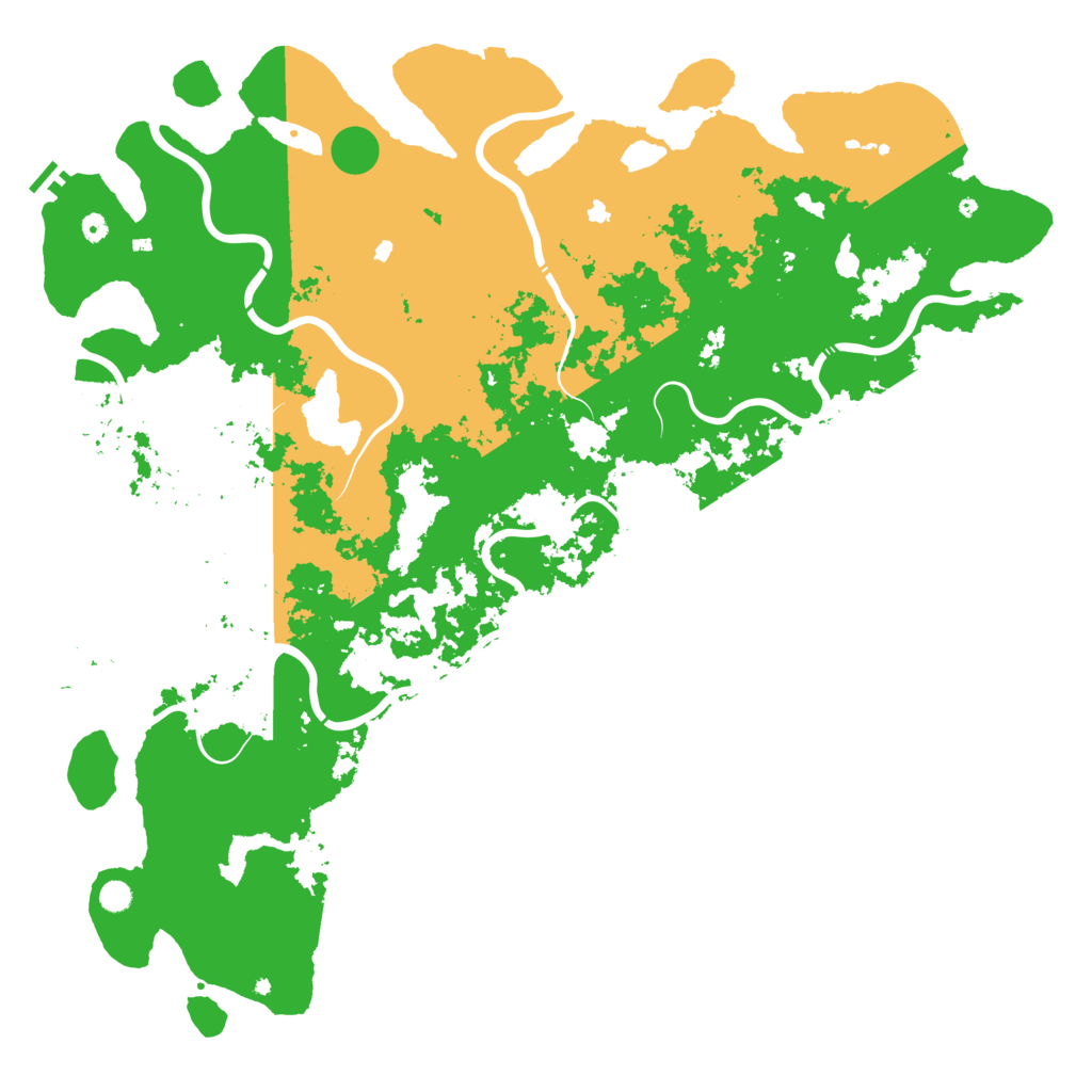 Biome Rust Map: Procedural Map, Size: 6000, Seed: 846133693