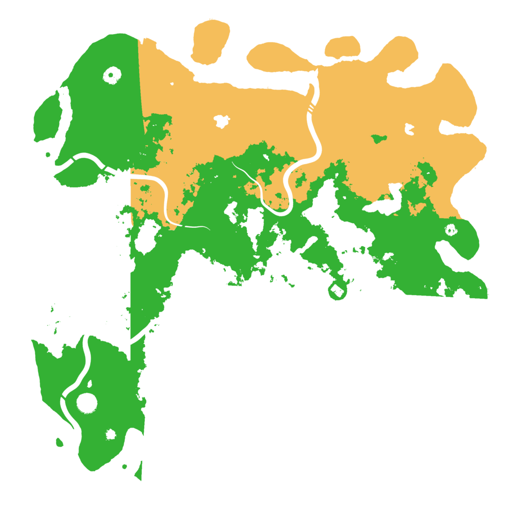Biome Rust Map: Procedural Map, Size: 4500, Seed: 5124354